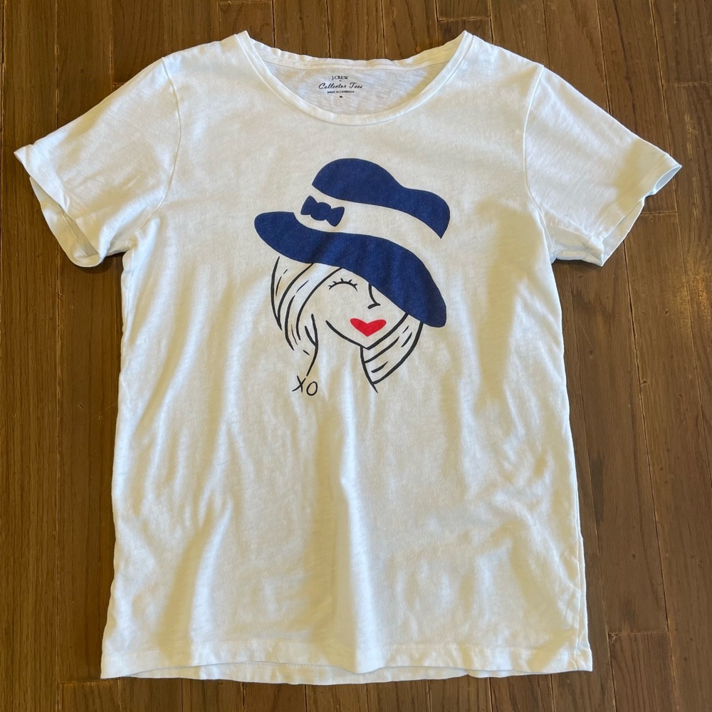 J Crew Collector Tee Sz Medium